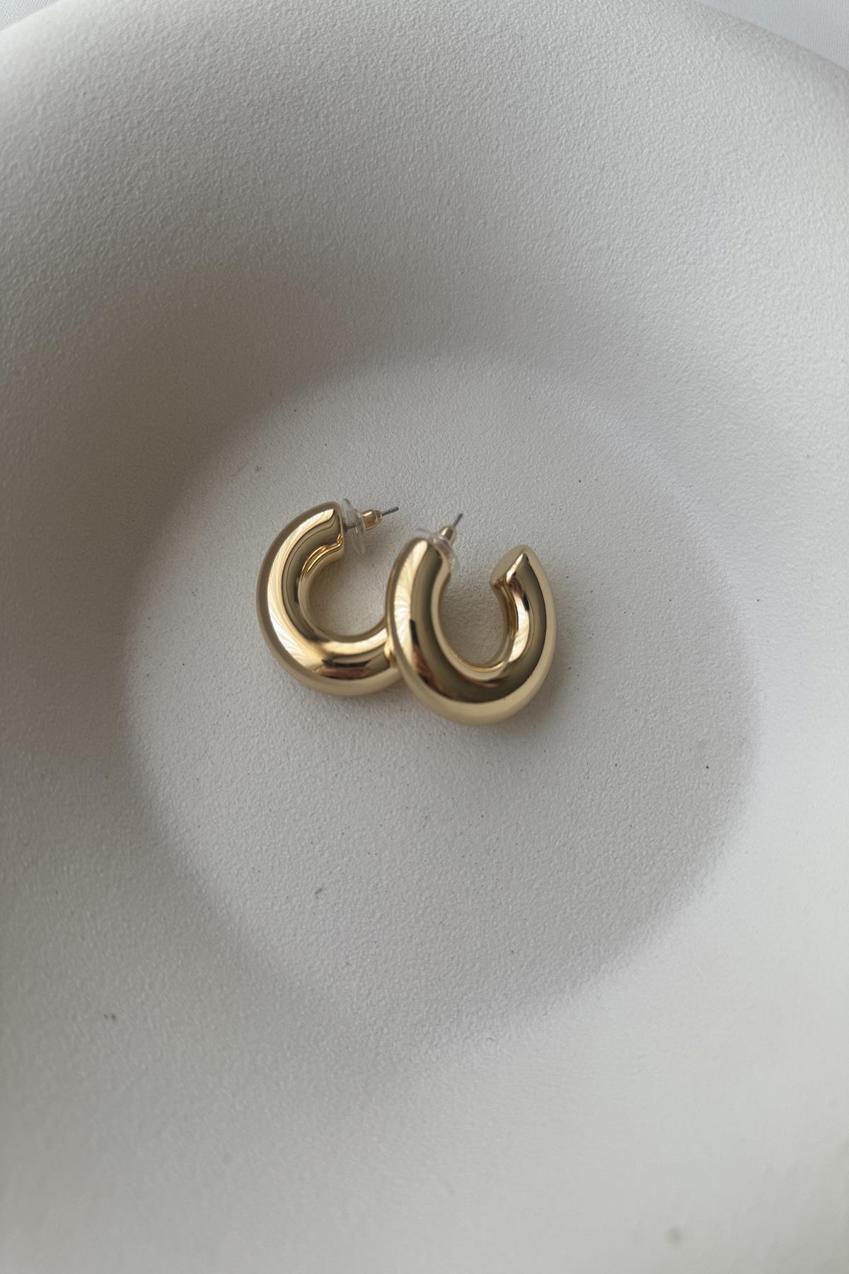 GOLD KALIN HALKA KÜPE