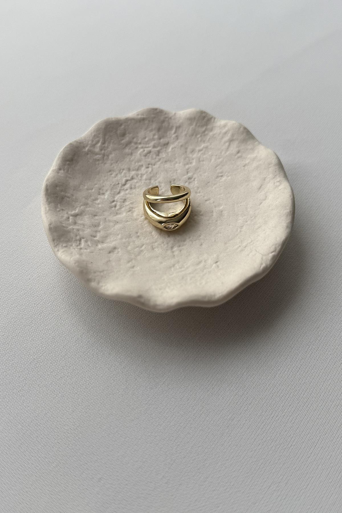 İKİLİ GÖRÜNÜM GOLD KIKIRDAK KÜPE