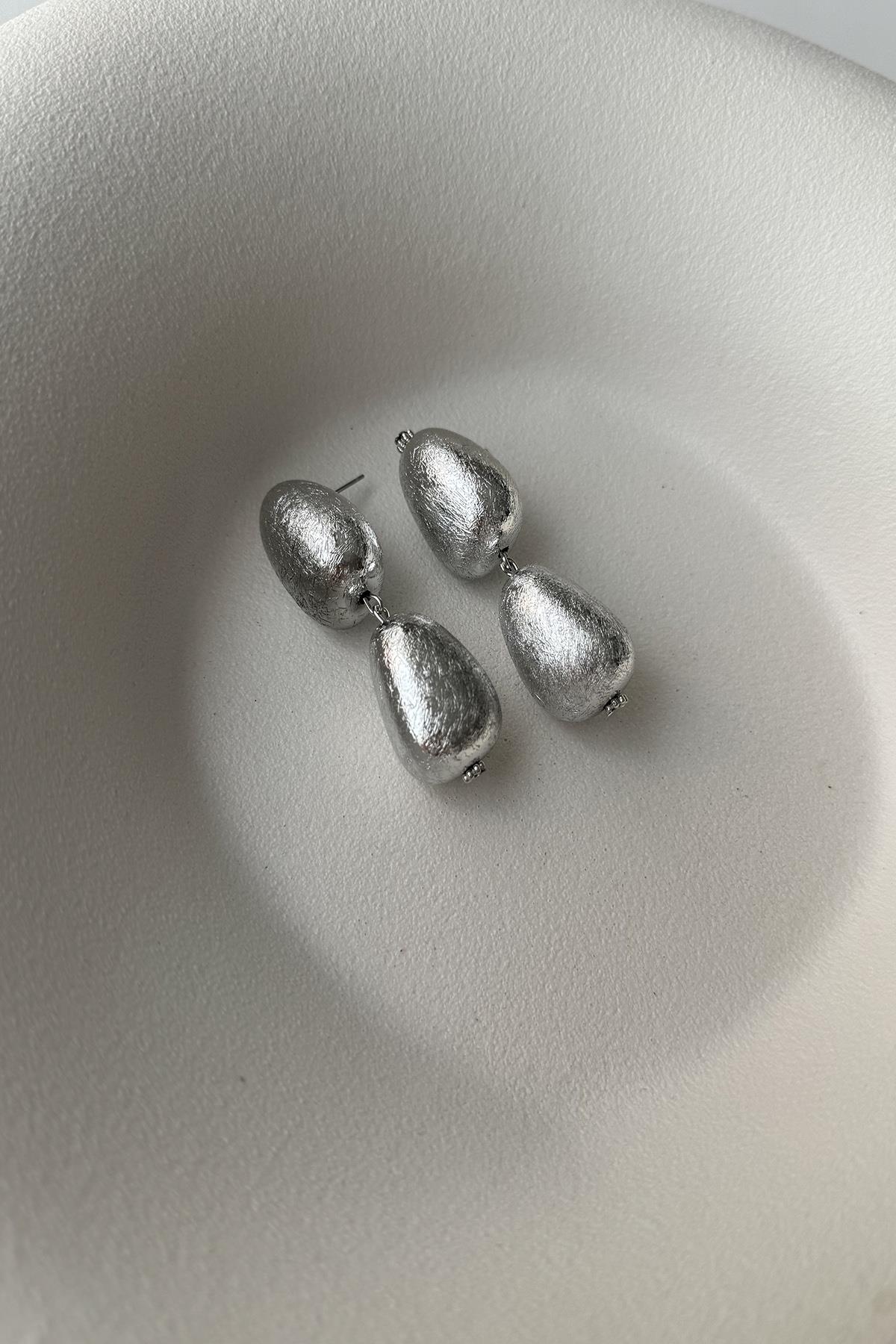 LAZERLİ SİLVER KÜPE