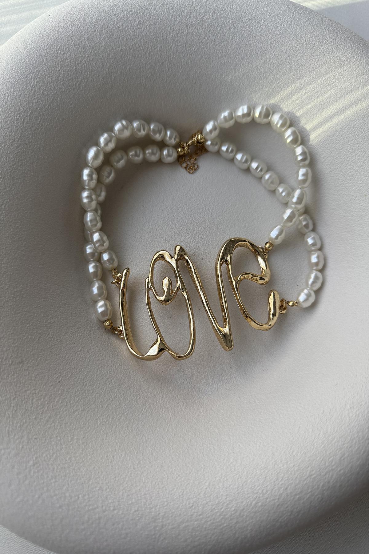 LOVE İNCİ CHOKER KOLYE