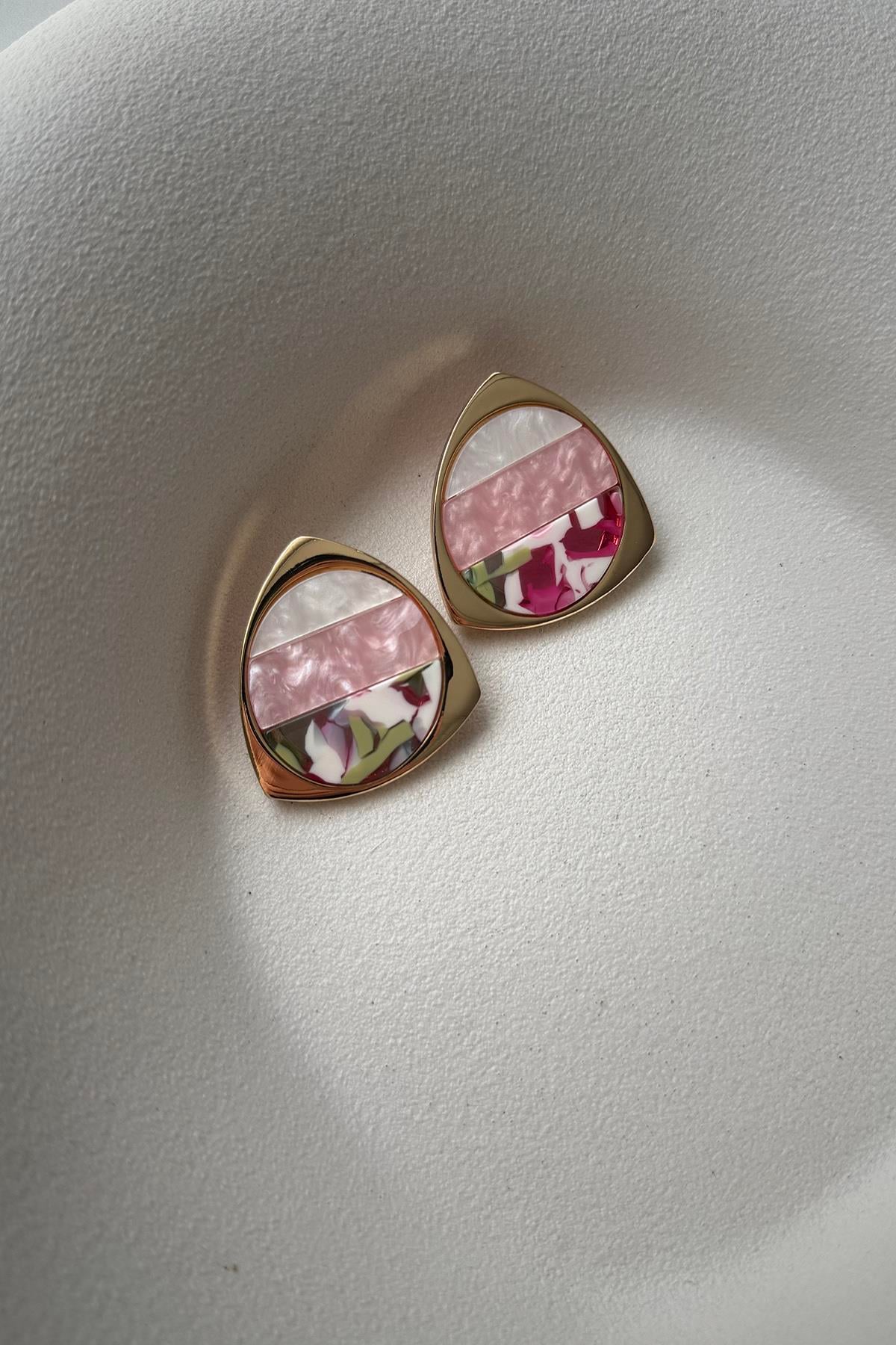 PEMBE GEOMETRİK KÜPE
