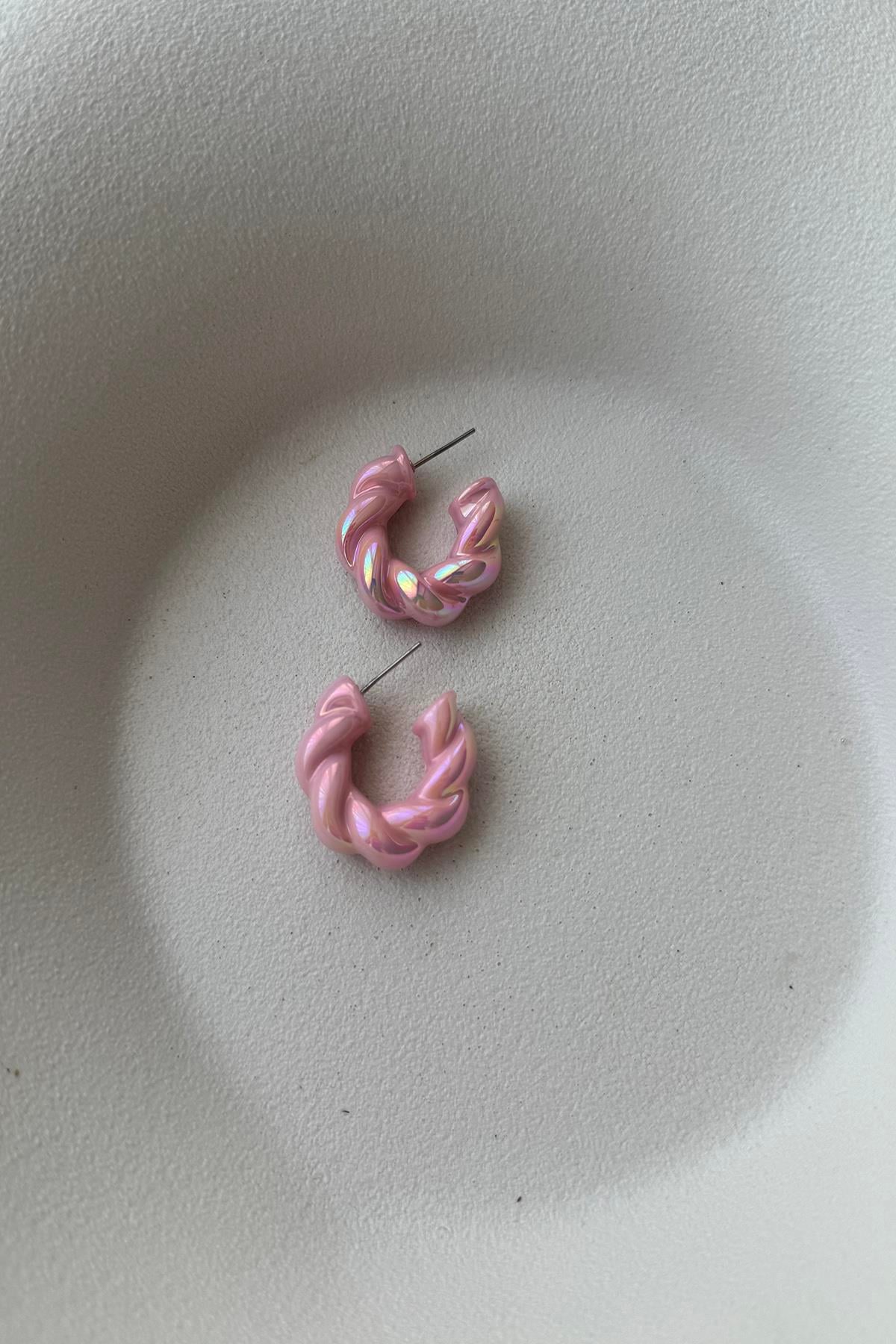 SOFT PEMBE HALKA KÜPE