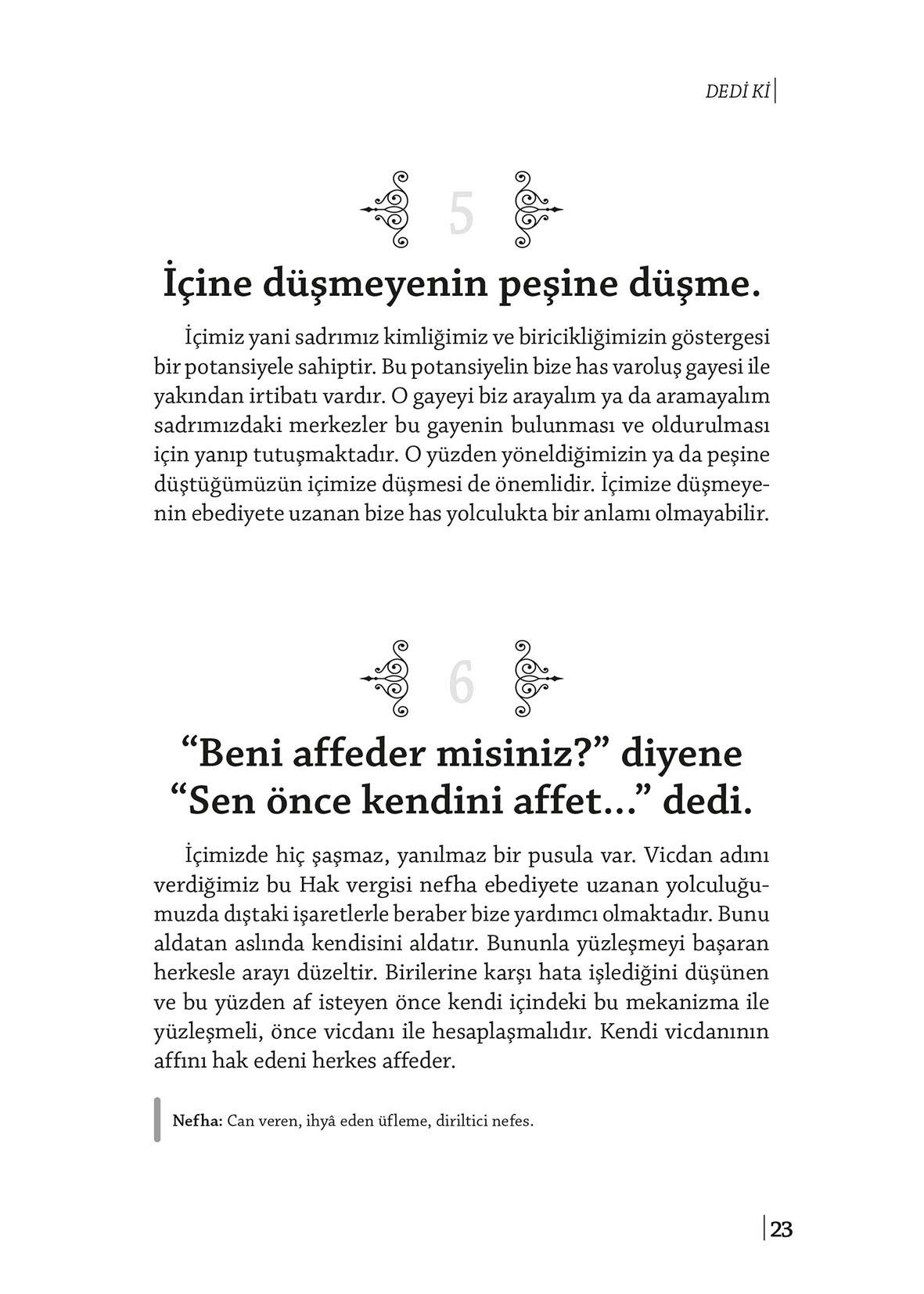 365 İzahlı Özlü Söz Dedi Ki - Mehmet Lütfi Arslan