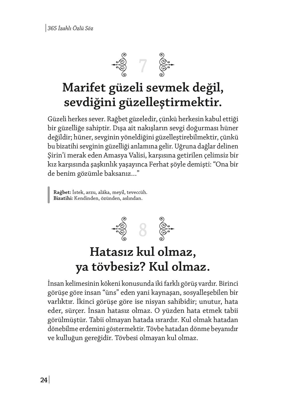 365 İzahlı Özlü Söz Dedi Ki - Mehmet Lütfi Arslan