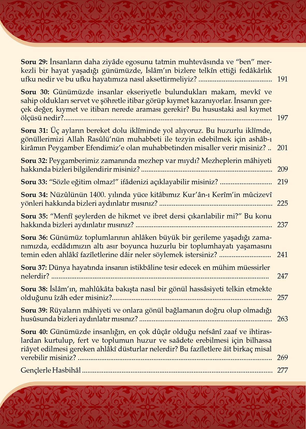 40 Soru 40 Cevap - Osman Nuri Topbaş