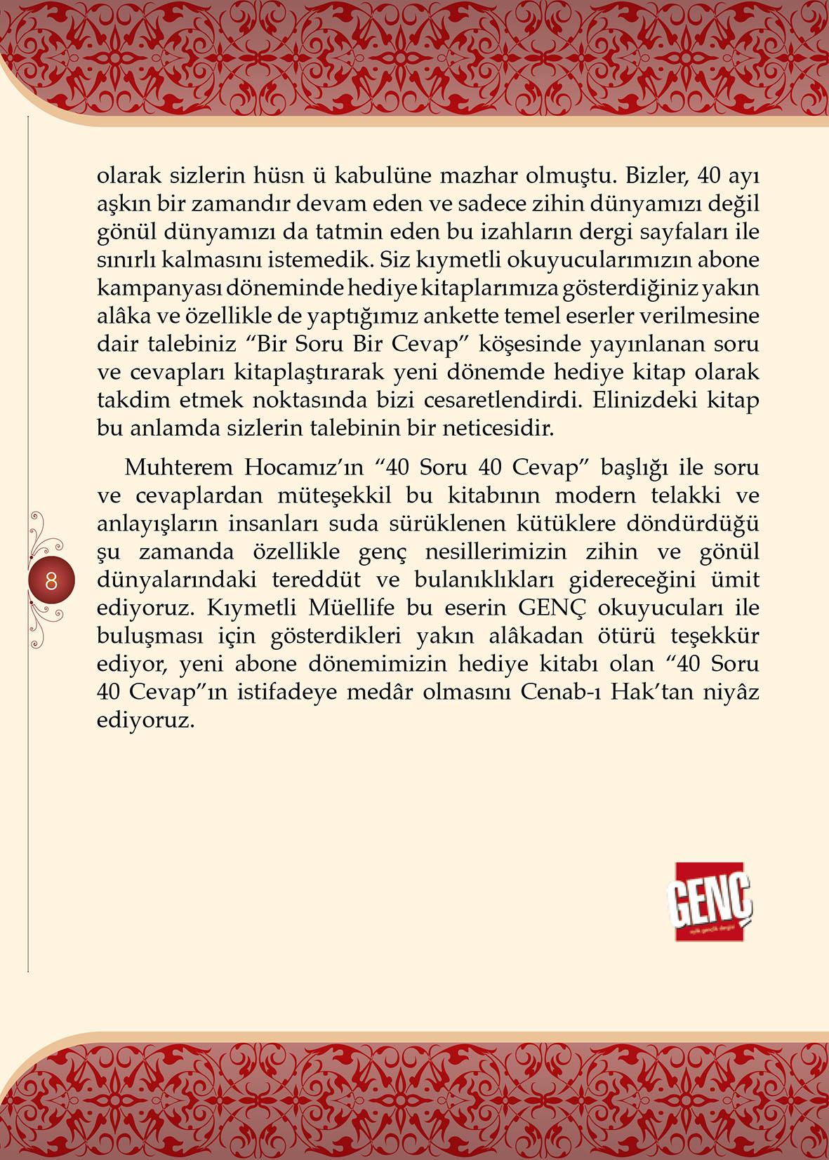 40 Soru 40 Cevap - Osman Nuri Topbaş