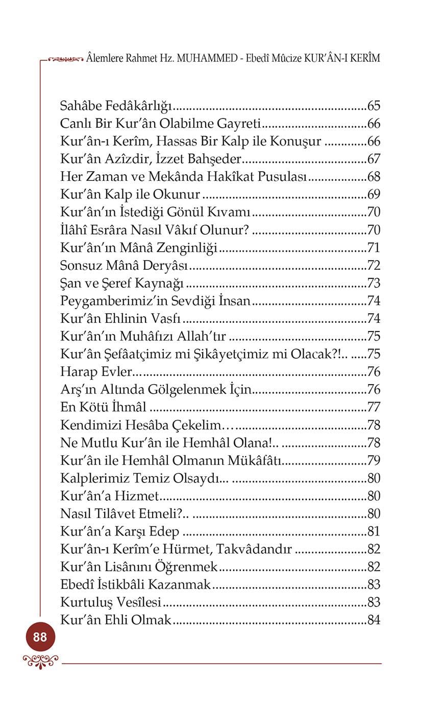 Alemlere Rahmet Hz. Muhammed - Ebedi Mucize Kuran-ı Kerim - Osman Nuri Topbaş