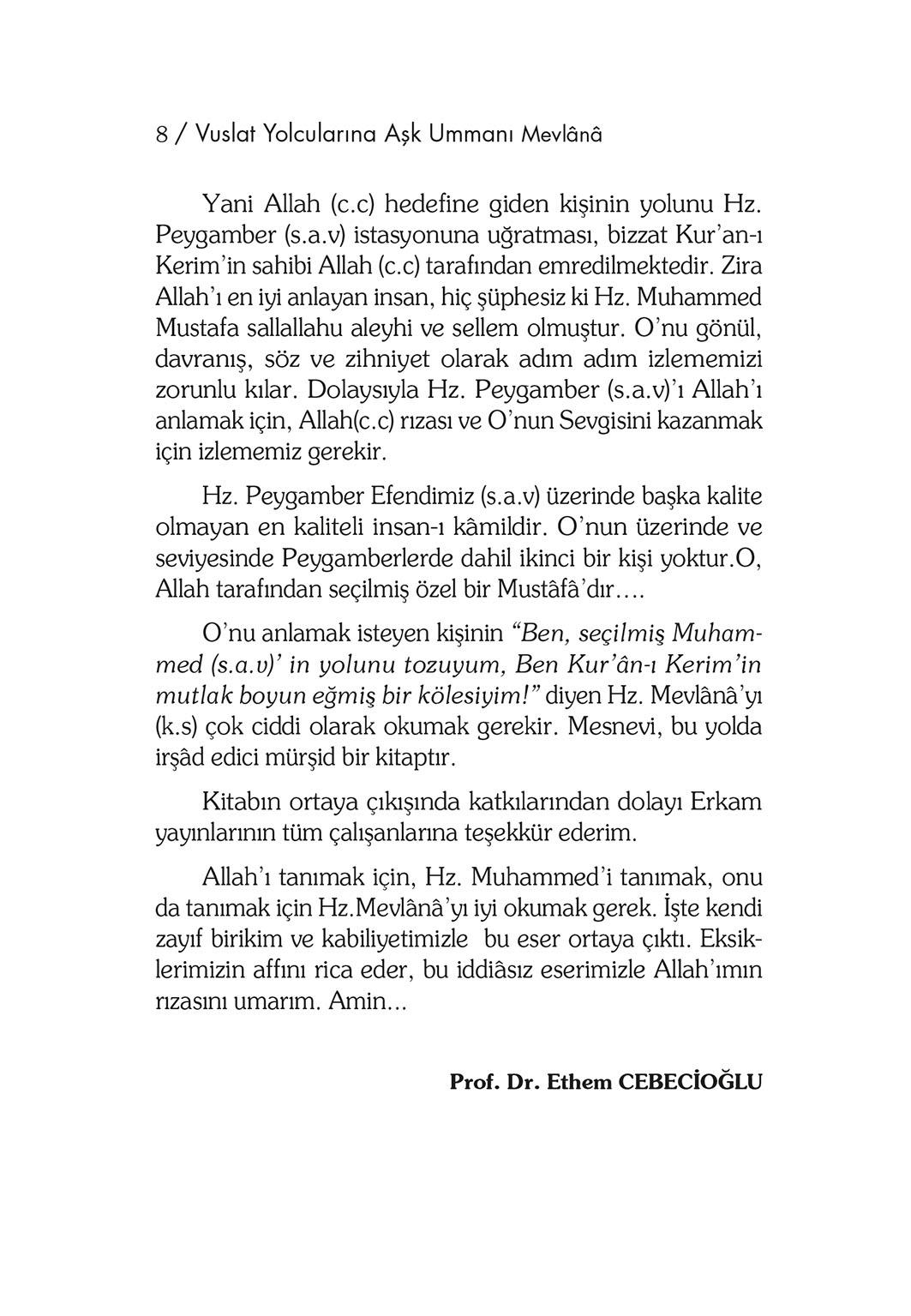 Aşk Ummanı Mevlana - Prof. Dr. Ethem Cebecioğlu