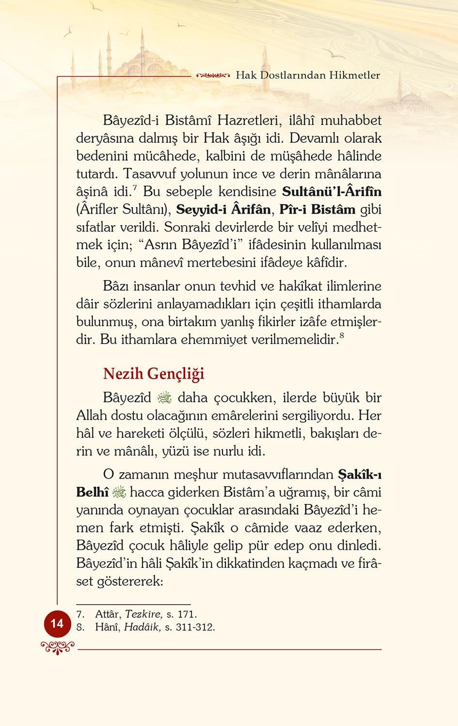 Bayezid-i Bistami - Osman Nuri Topbaş