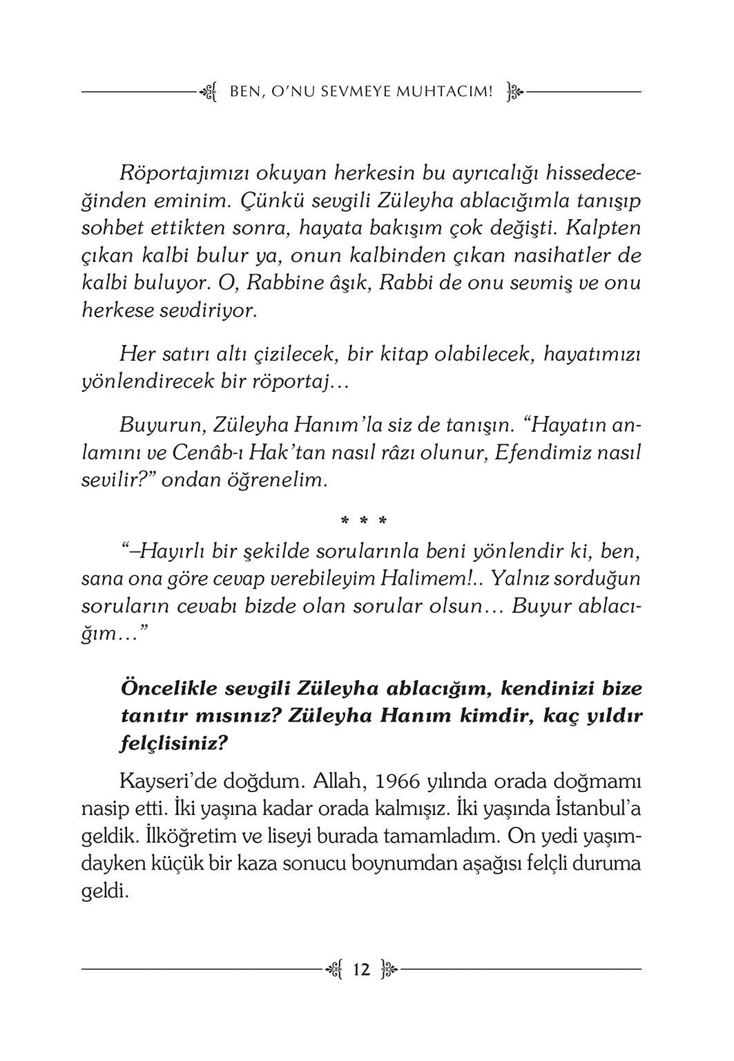 Ben Onu Sevmeye Muhtacım - Halime Demireşik