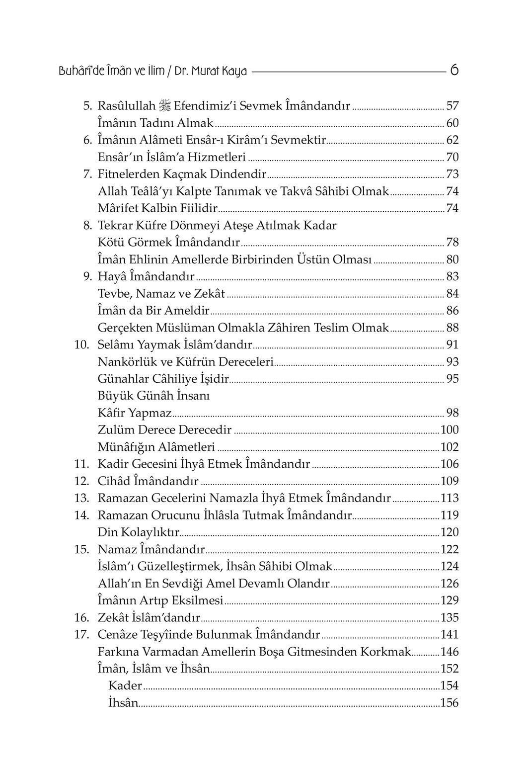 Buharide İman ve İlim - Doç. Dr. Murat Kaya