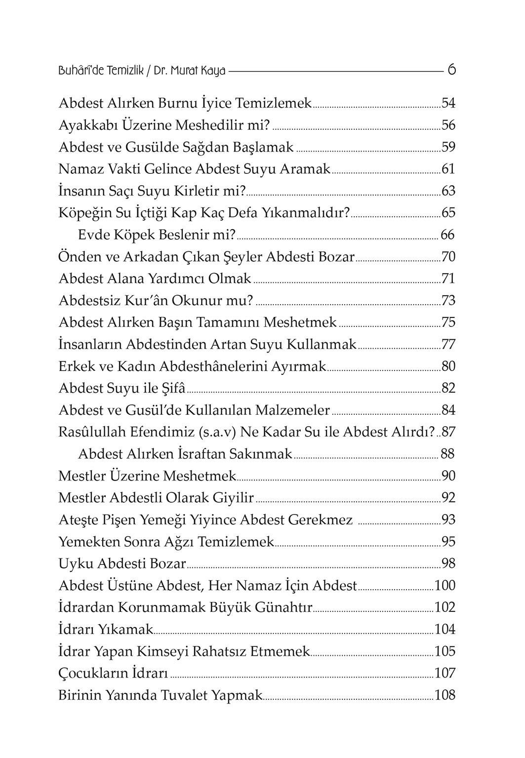Buharide Temizlik - Doç. Dr. Murat Kaya