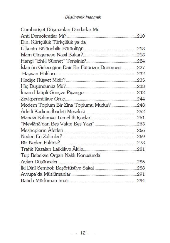 Düşünerek İnanmak - Faruk Beşer