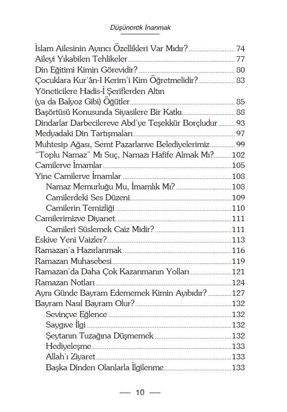 Düşünerek İnanmak - Faruk Beşer