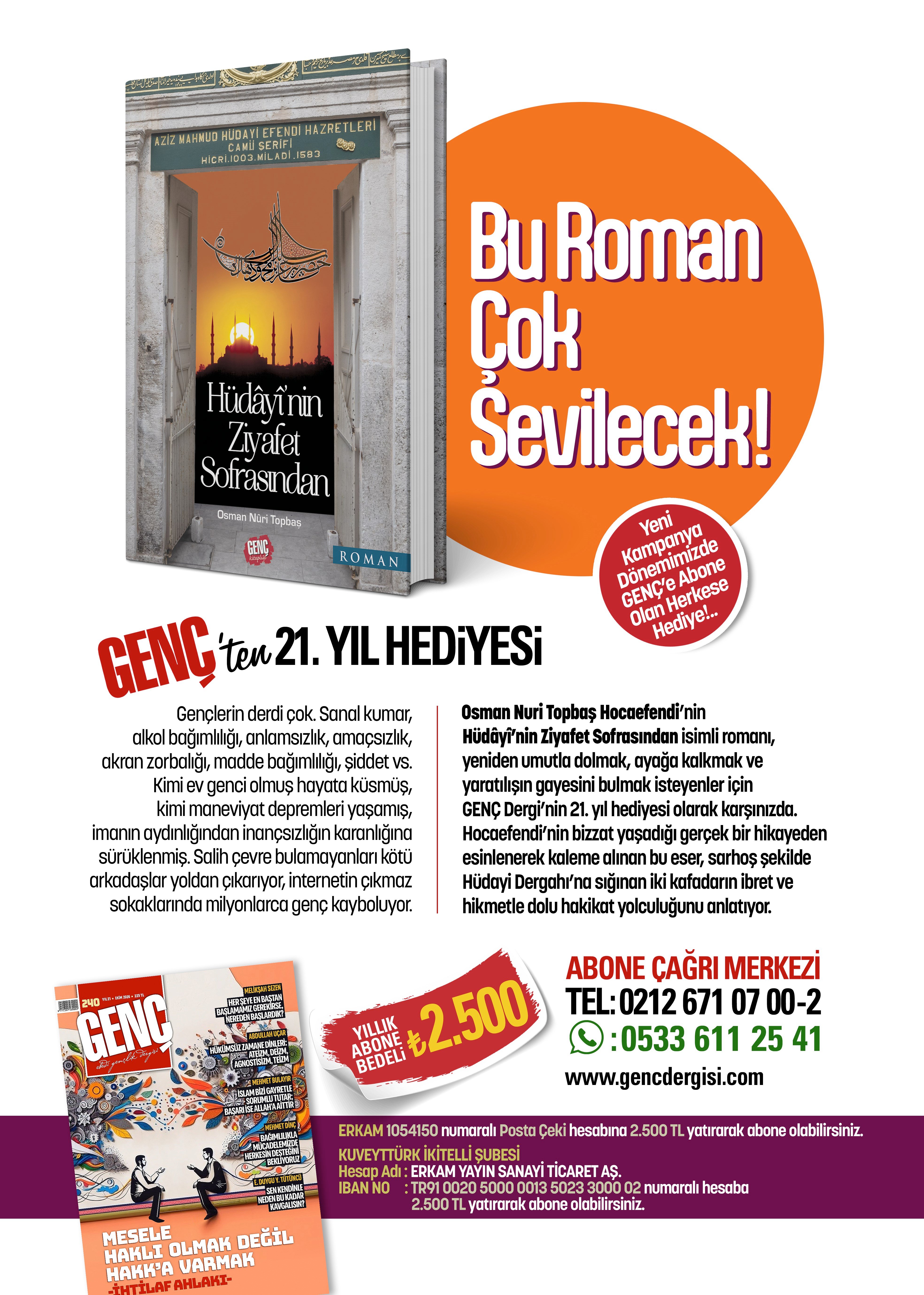 Genç Dergisi Abonelik - Yurtiçi (Türkçe)-Genç Dergisi Abonelik - Yurtiçi (Türkçe) - Erkam Yayınları