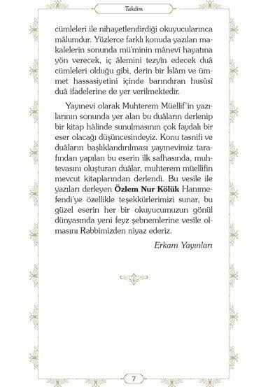 Gönül Bahçesinden Dualar - Özlem Nur Kölük