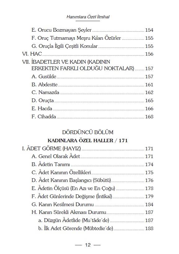 Hanımlara Özel İlmihal - Faruk Beşer