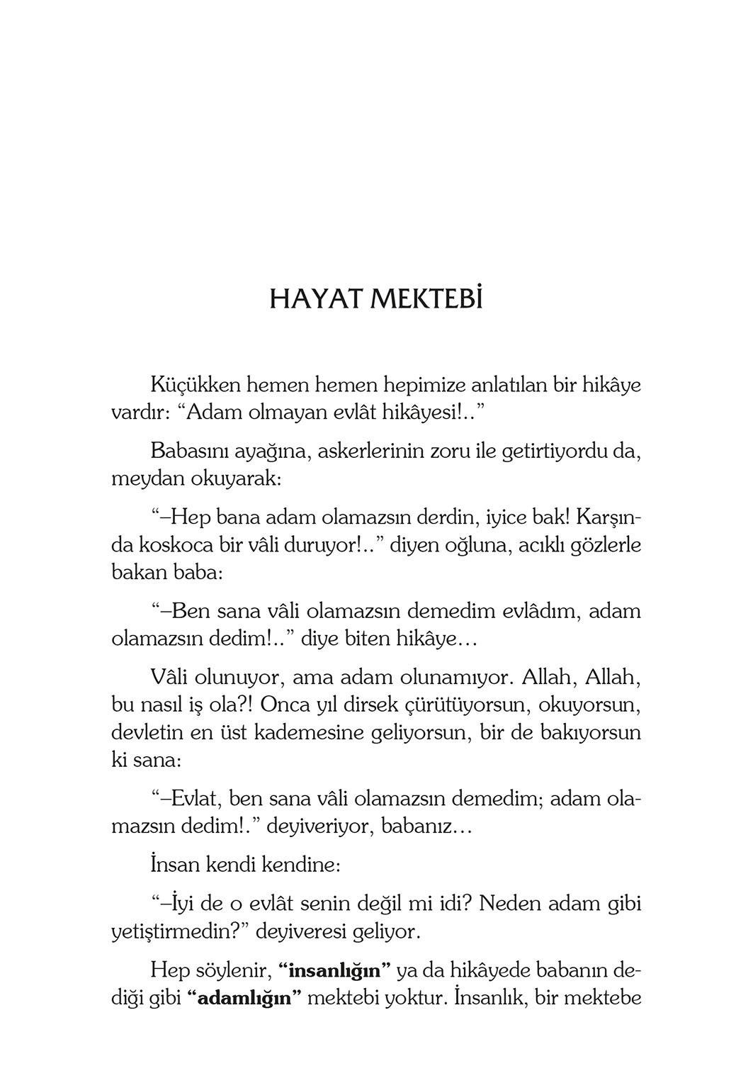 Hayat Mektebi - Fatma Hale Liman Sağım