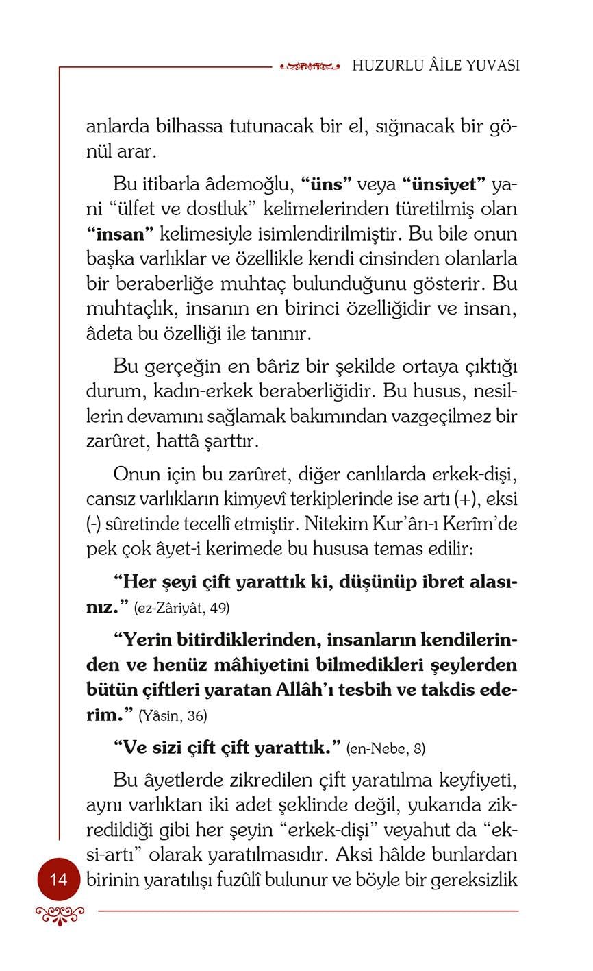 Huzurlu Aile Yuvası - Osman Nuri Topbaş
