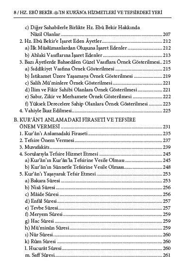 Hz. Ebu Bekirin Kurana Hizmetleri ve Tefsirdeki Yeri - Doç. Dr. Murat Kaya