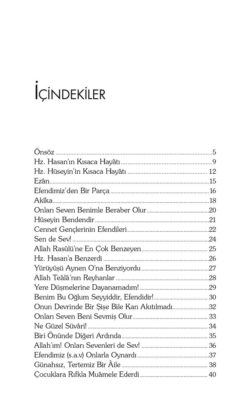 Hz. Hasan ve Hz. Hüseyinden 111 Hayat Ölçüsü - Doç. Dr. Murat Kaya