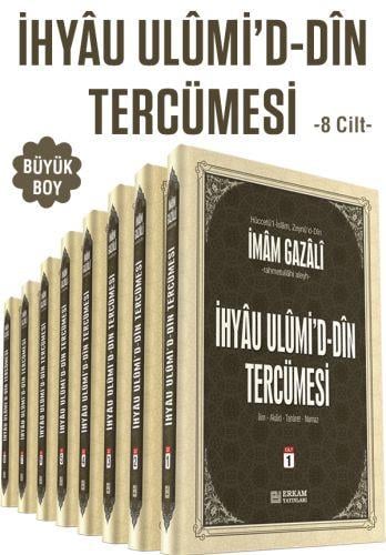 İhyau Ulumid-Din Tercümesi - (Büyük Boy - 8 Cilt)