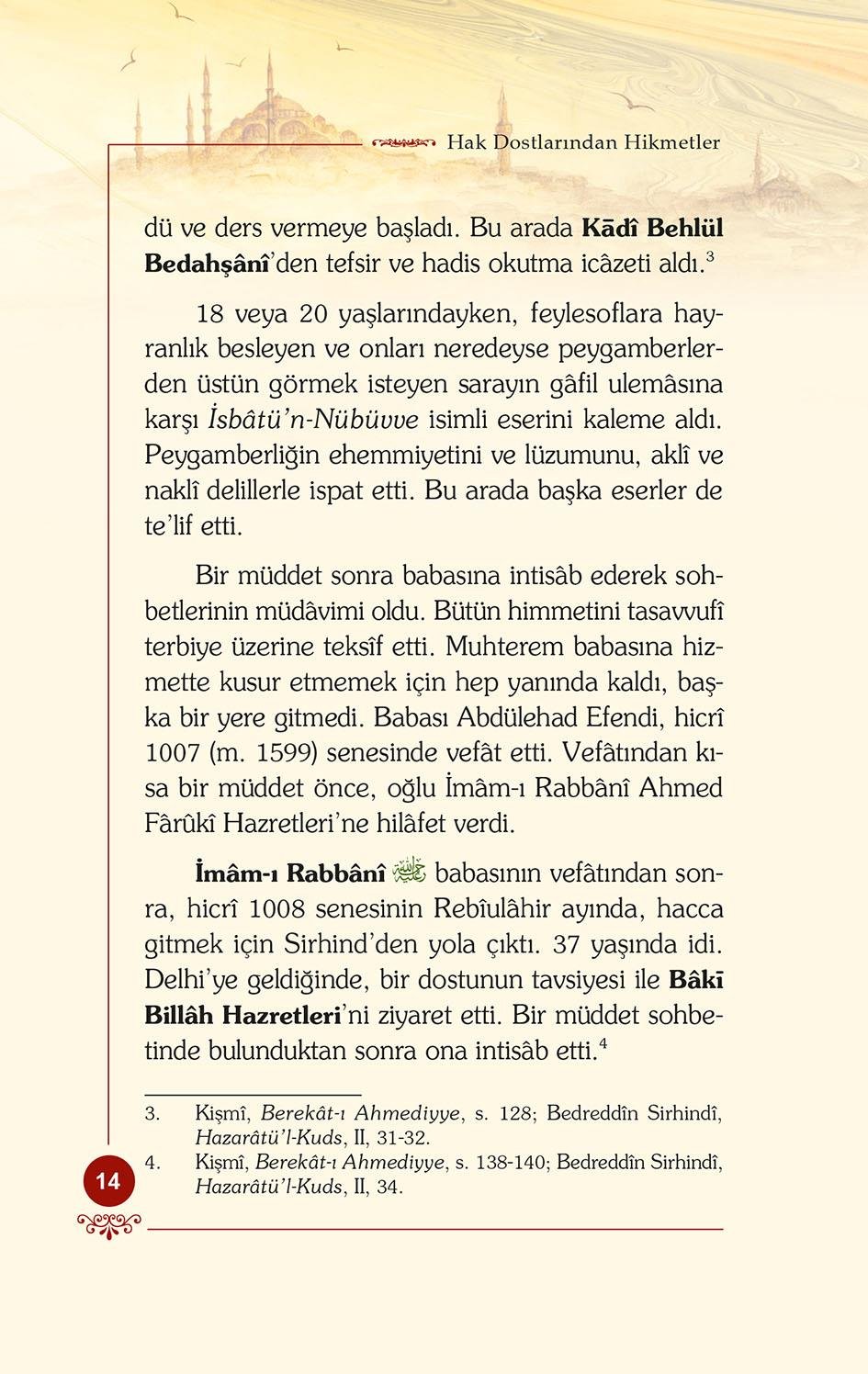 İmam-ı Rabbani Rahmetullahi Aleyh - Osman Nuri Topbaş