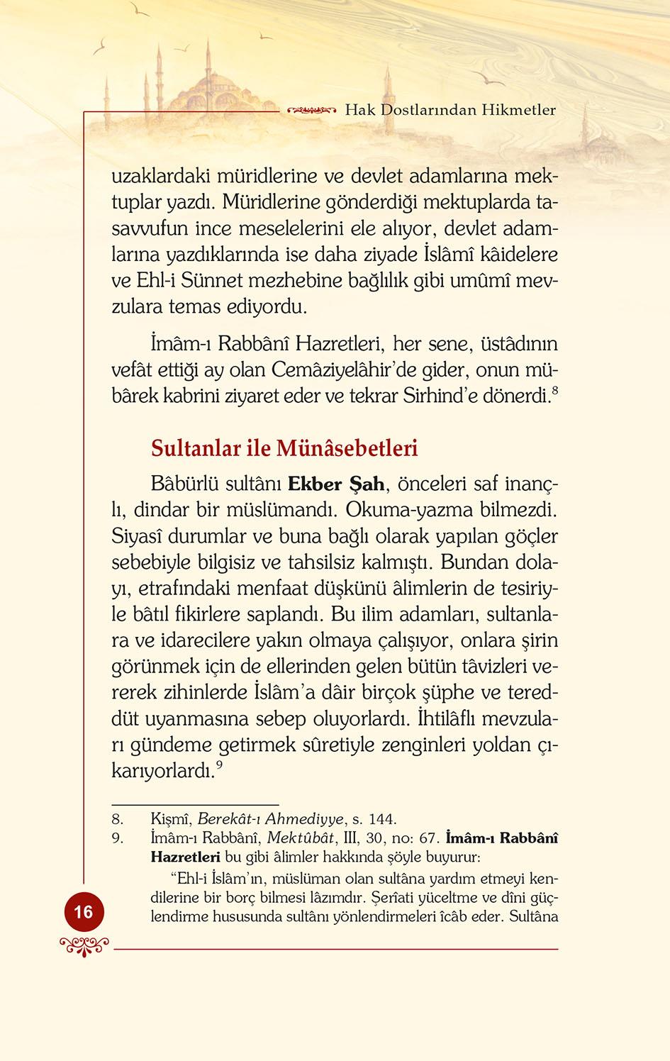 İmam-ı Rabbani Rahmetullahi Aleyh - Osman Nuri Topbaş