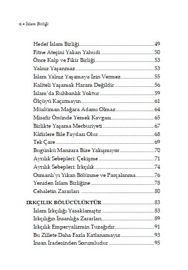 İslam Birliği - Cemal Nar 