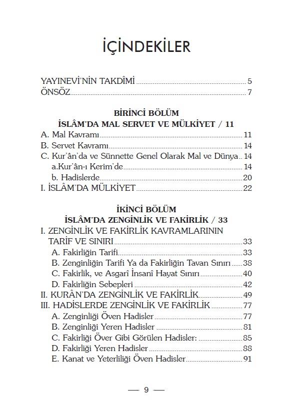 İslamda Zenginlik Ve Fakirlik - Faruk Beşer