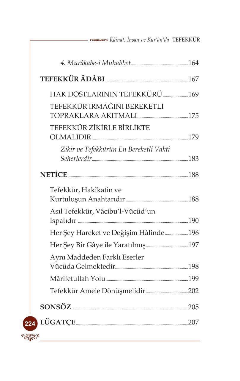Kainat, İnsan ve Kuranda Tefekkür - Osman Nuri Topbaş