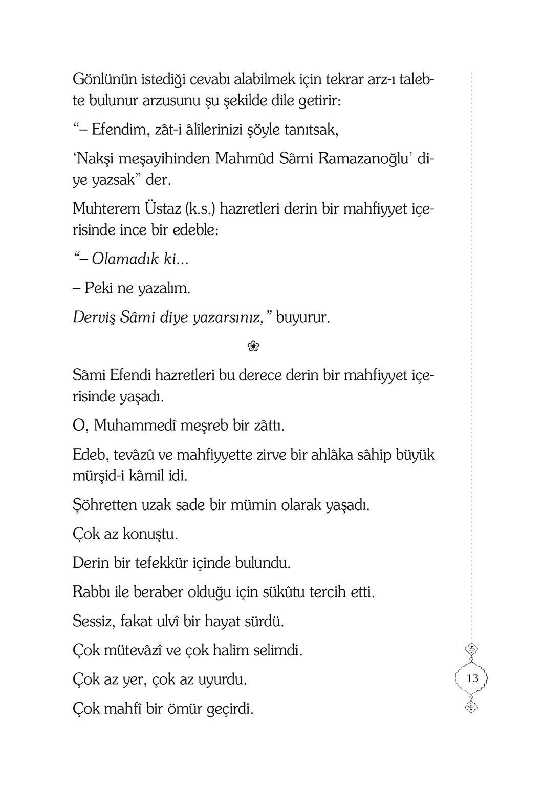 Mahmud Sami Efendiden Hatıralar - 3 / Mustafa Eriş