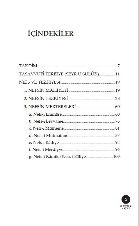 Manevi Terbiyede Nefsin Tezkiyesi Ve Mertebeleri - Osman Nuri Topbaş