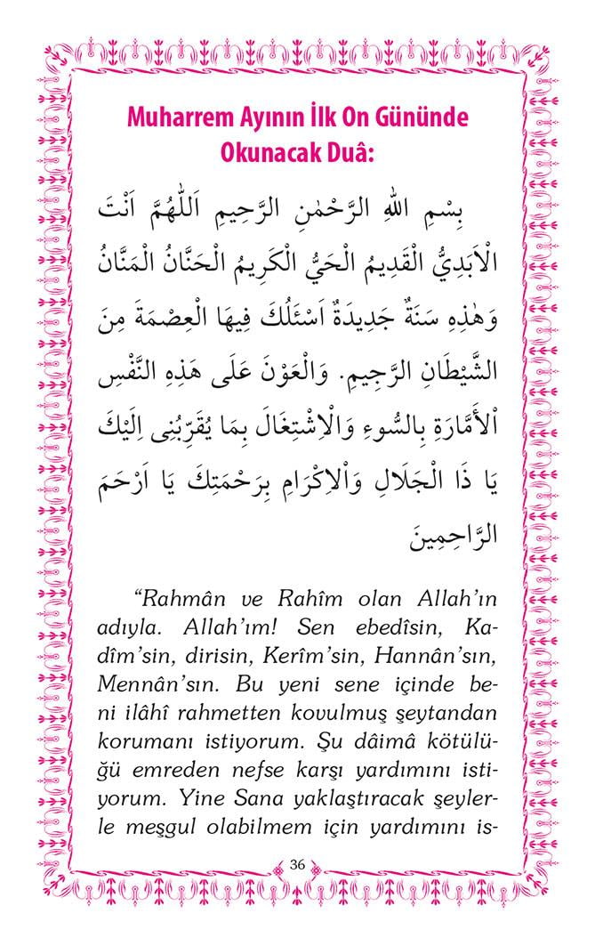 Mübarek Gün ve Gecelerde Okunacak Dualar - Mahmud Sami Ramazanoğlu