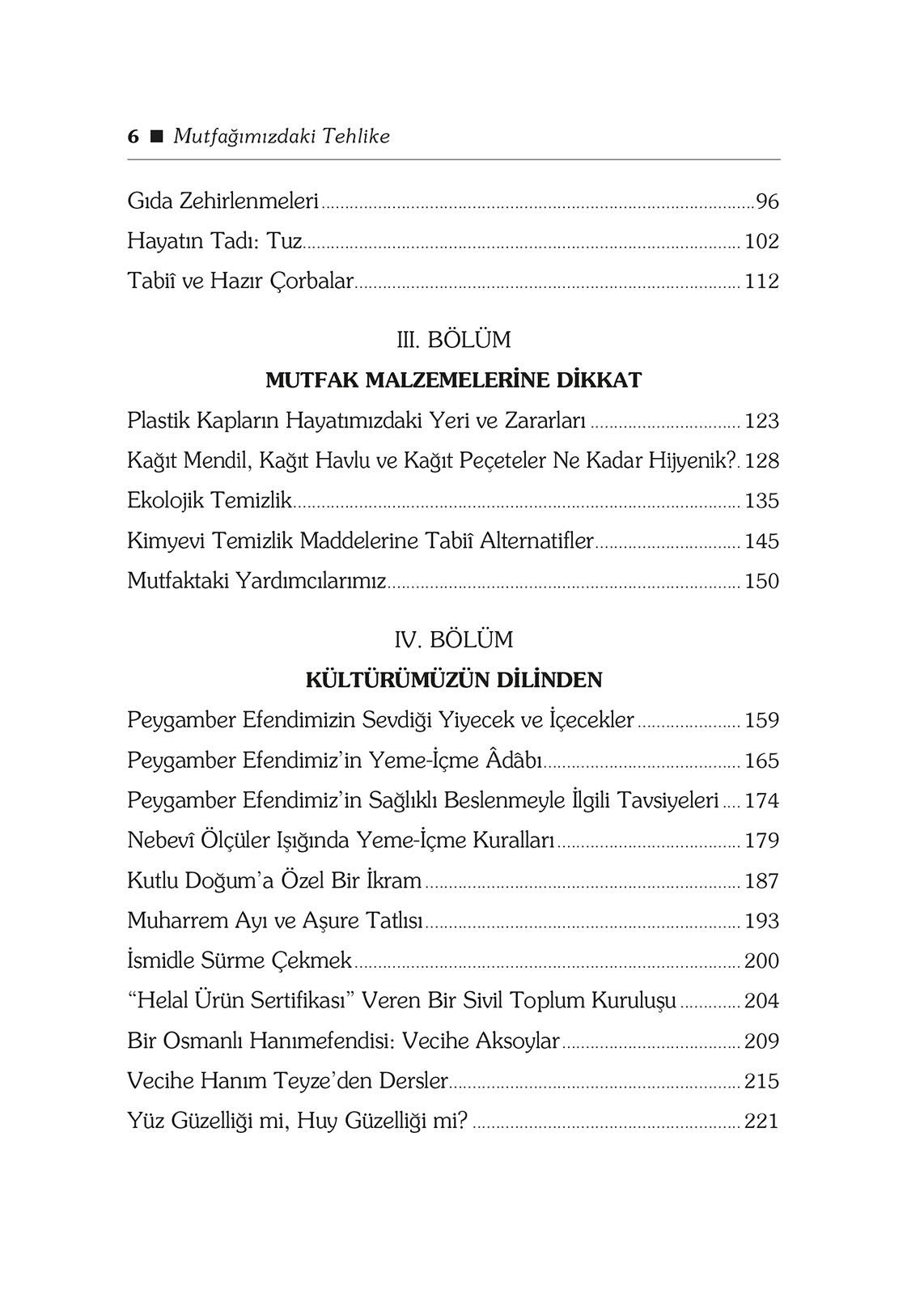 Mutfağımızdaki Tehlike - Nejla Baş