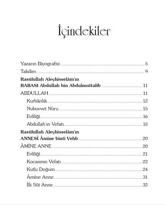 Rasulullah Aleyhi̇sselamın Babası Ve Annesi̇ - Adem Saraç