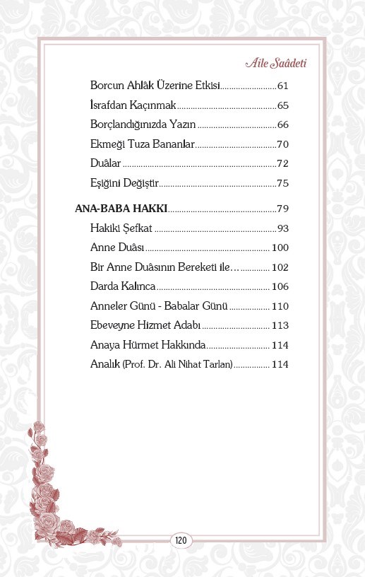 Rehber Kitaplar Serisi - 4 / Aile Saadeti - Musa Topbaş