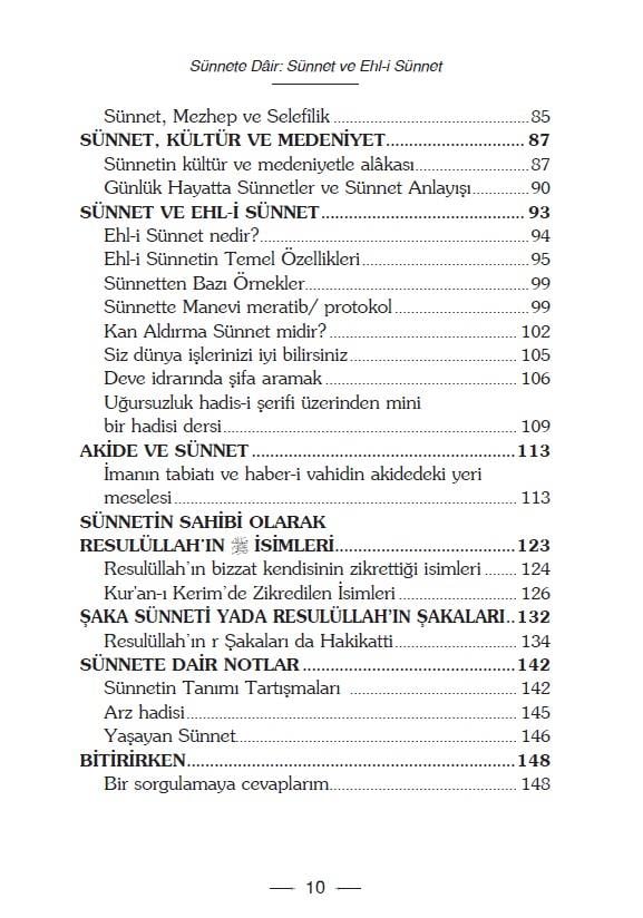 Sünnete Dâir - Faruk Beşer