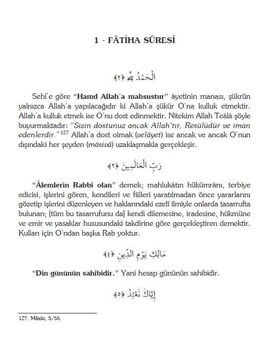 Tefsîrül-Kurânil-Azîm - Sehl B. Abdullah et-Tüsteri