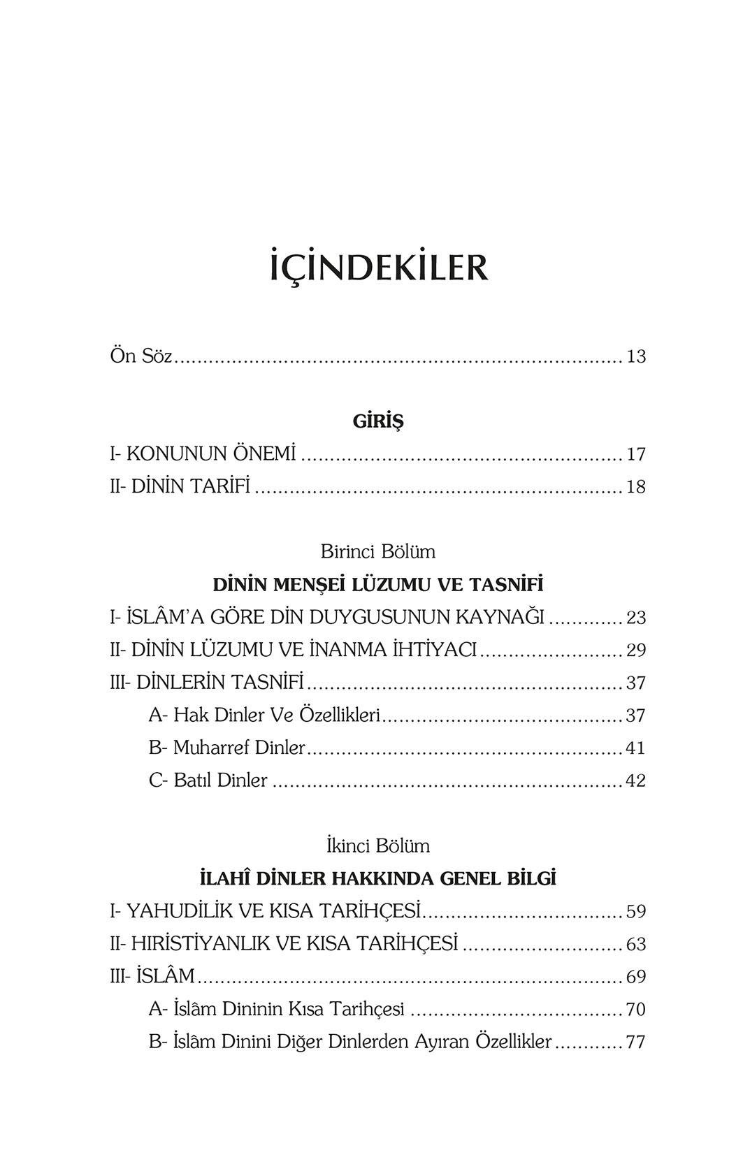 Yahudilik, Hıristiyanlık ve İslam - Doç. Dr. Erdoğan Baş, Dr. Salih İnci