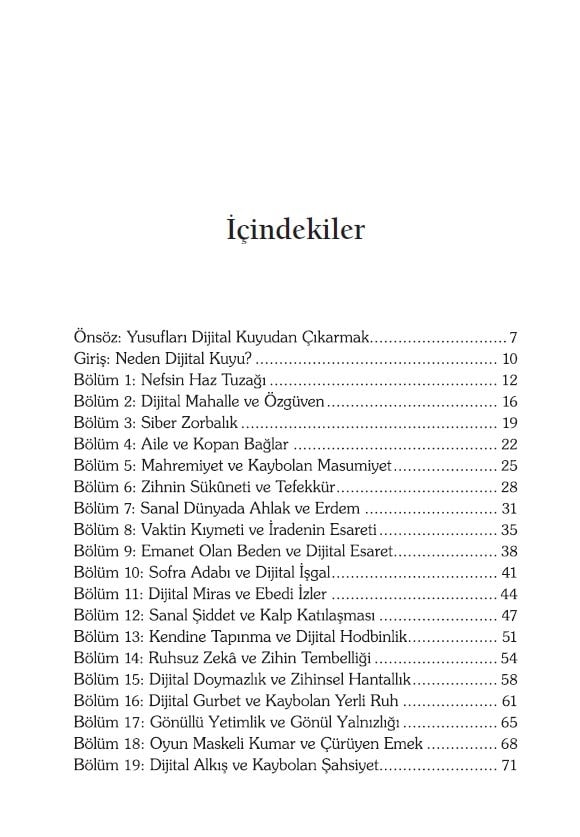 Yusufları Dijital Kuyudan Çıkarmak - Yasin Alan