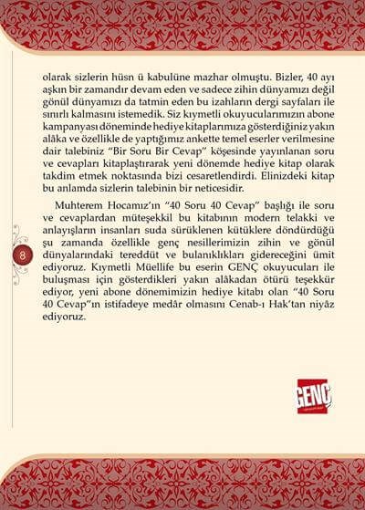 40 Soru 40 Cevap - Osman Nuri Topbaş