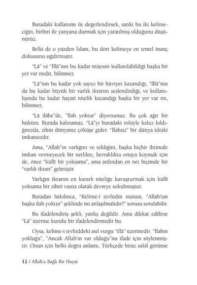 Allaha Bağlı Bir Hayat - Ahmet Taşgetiren