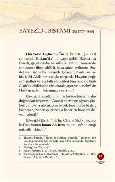 Bayezid-i Bistami - Osman Nuri Topbaş