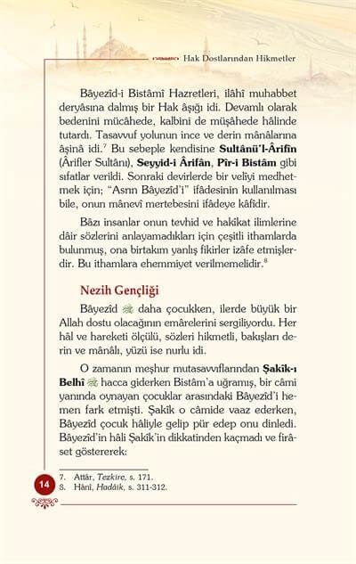 Bayezid-i Bistami - Osman Nuri Topbaş