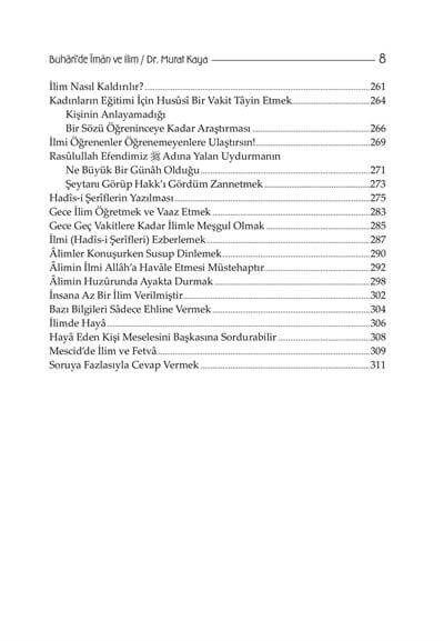 Buharide İman ve İlim - Doç. Dr. Murat Kaya