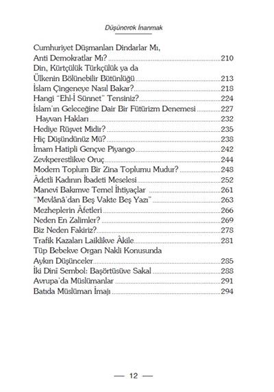 Düşünerek İnanmak - Faruk Beşer