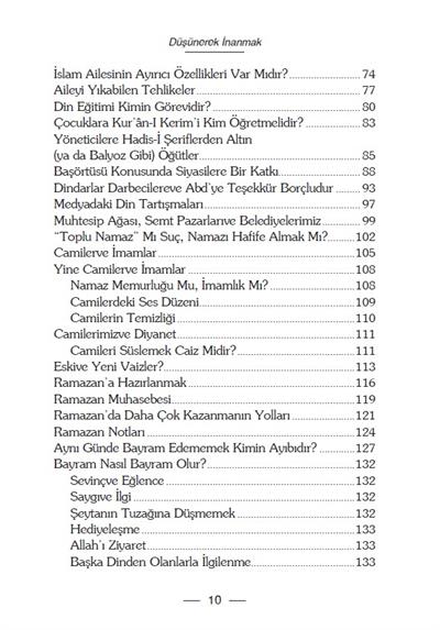 Düşünerek İnanmak - Faruk Beşer