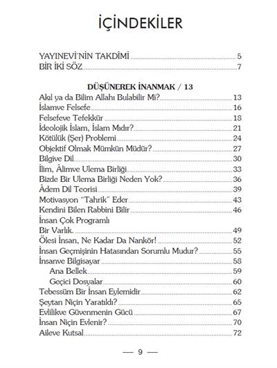 Düşünerek İnanmak - Faruk Beşer