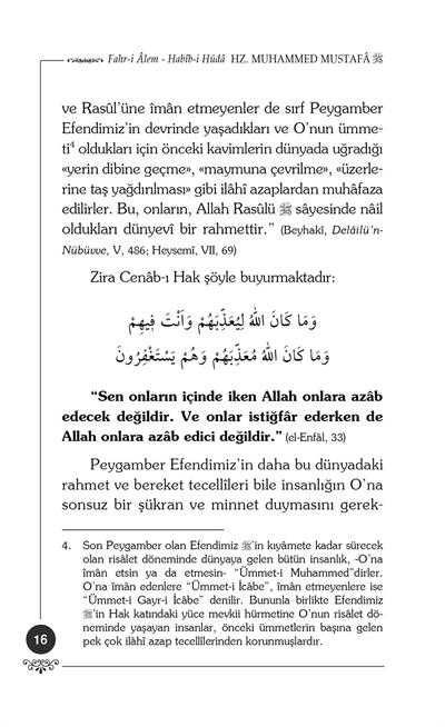 Fahr-i Alem Habib-i Hüda Hz. Muhammed Mustafa - Osman Nuri Topbaş